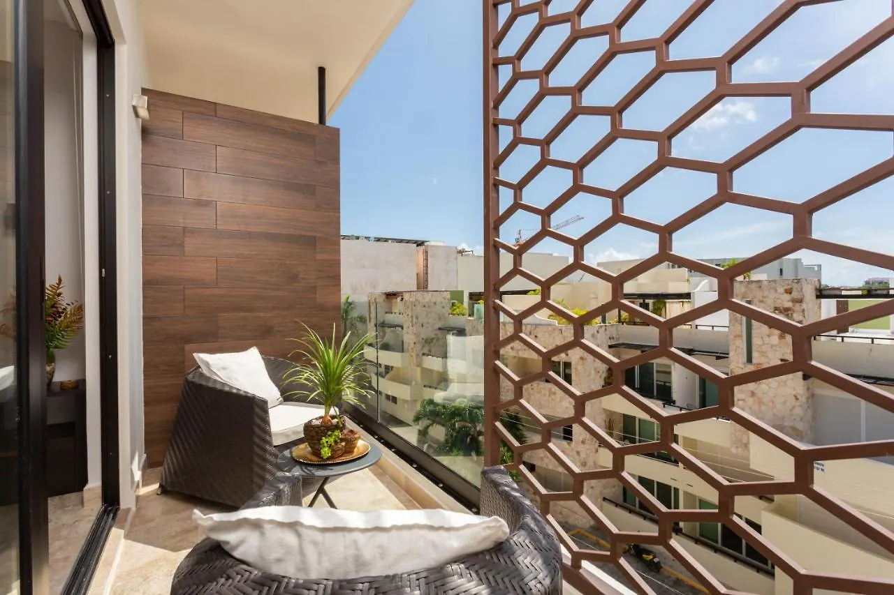 Studio Vanessa Beach 42 A 1 Min De La Playa Y 5Ta Av 普拉亚卡门 公寓