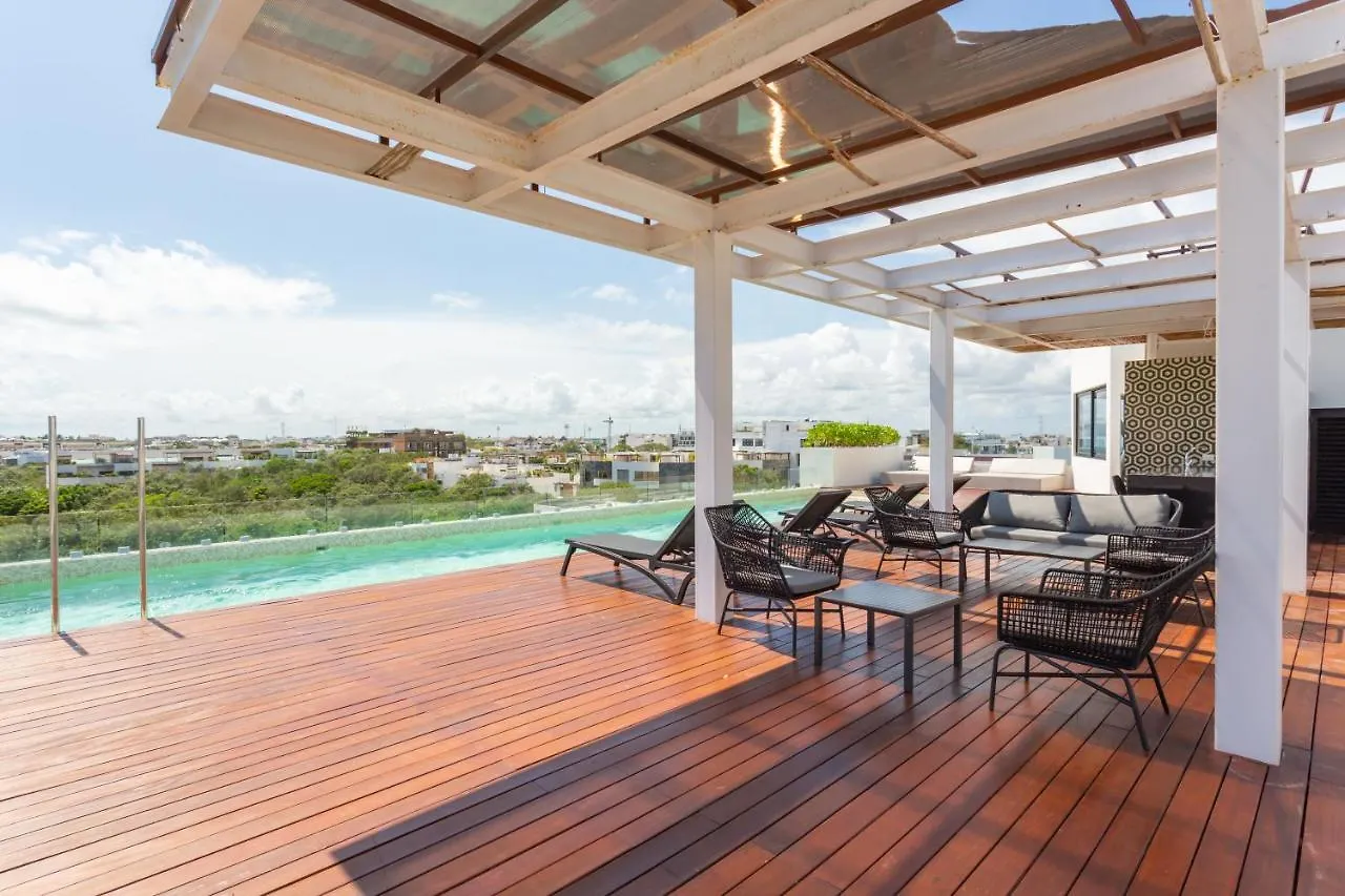 Studio Vanessa Beach 42 A 1 Min De La Playa Y 5Ta Av 普拉亚卡门 公寓